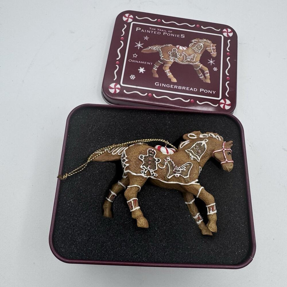 2007 TRAIL OF PAINTED PONIES #12419 GINGERBREAD PONY ORNAMENT WESTLAND GIFTWARE